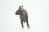 Gaur Bull, Brown, Museum Quality, Hand Painted, Educational, High Quality Rubber Cow, Realistic, Very Nice Design, Diorama, Toys, Kids, Gift,    6 Inches.  CH964 BB210 