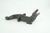 Alligator, American, Hand Painted, Museum Quality, Solid Rubber Crocodile, Reptile, Educational, Realistic, Figure, Toy, Kids, Replica, Gift,   8 Inches.  CH965 BB210