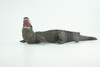 Alligator, American, Hand Painted, Museum Quality, Solid Rubber Crocodile, Reptile, Educational, Realistic, Figure, Toy, Kids, Replica, Gift,   8 Inches.  CH965 BB210