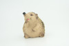 Hedgehog, Sitting, Museum Quality, Educational, Hand Painted, Very Nice Rubber Animal, Realistic, Diorama, Toy, Kids, Gift,   3 Inches.  CH972 BB212 