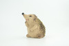 Hedgehog, Sitting, Museum Quality, Educational, Hand Painted, Very Nice Rubber Animal, Realistic, Diorama, Toy, Kids, Gift,   3 Inches.  CH972 BB212 