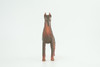 Dobermann Dog, Hand Painted, Educational, Museum Quality, Rubber Canine, K9, Realistic, Diorama, Figure, Toys, Kids, Gift,  4 Inches.  CH980 BB213 