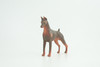 Dobermann Dog, Hand Painted, Educational, Museum Quality, Rubber Canine, K9, Realistic, Diorama, Figure, Toys, Kids, Gift,  4 Inches.  CH980 BB213 