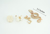 Cobra Snake Life Cycle, 4 Piece Set, Hand Painted, Educational, High Quality Rubber Reptile, Realistic, Diorama, Figure, Toys, Kids, Gift, 3 1/2 Inches. CH987 BB214