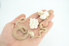 Cobra Snake Life Cycle, 4 Piece Set, Hand Painted, Educational, High Quality Rubber Reptile, Realistic, Diorama, Figure, Toys, Kids, Gift, 3 1/2 Inches. CH987 BB214