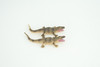 Alligator Life Cycle, 4 Piece Set, Hand Painted, Educational, High Quality Rubber Reptile, Realistic, Diorama, Figure, Toys, Kids, Gift,  4  Inches.   CH988 BB214
