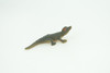 Crocodile Life Cycle, 4 Piece Set, Hand Painted, Educational, High Quality Rubber Reptile, Realistic, Diorama, Figure, Toys, Kids, Gift,  4 1/2  Inches.   CH989 BB215