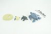 Leatherback Turtle Life Cycle, 4 Piece Set, Hand Painted, Educational, High Quality Rubber Reptile, Sea Turtle, Diorama, Figure, Toys, Kids, Gift, 3 Inches. CH993 BB215