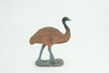 Emu Life Cycle, 4 Piece Set, Hand Painted, Educational, High Quality Rubber Bird, Realistic, Diorama, Figure, Toys, Kids, Gift,  3 1/2  Inches.   CH996 BB215
