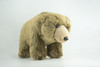 Grizzly Bear, Brown Bear, Realistic Stuffed Plush Animal, Realistic Figure, Lifelike Model, Educational, Toy, Kids, Gift,   12 Inches.  CC196 BB2
