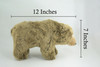 Grizzly Bear, Brown Bear, Realistic Stuffed Plush Animal, Realistic Figure, Lifelike Model, Educational, Toy, Kids, Gift, 12 Inches. CC196 BB2