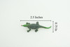 North American green anole Lizard, Rubber Reptile, Hand Painted, Educational, Realistic, Model, Replica, Toys, Kids, Gift, 2 1/2 Inches. WR37 B197