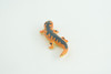 Eastern Orange Newt, Lizard, Rubber Reptile, Hand Painted, Educational, Realistic, Model, Replica, Toys, Kids, Gift,   2 1/2 Inches.    WR38 B197