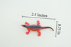 Red Head Agama, Rainbow Lizard, Rubber Reptile, Hand Painted, Educational, Realistic, Model, Replica, Toys, Kids, Gift, 2 1/2 Inches. WR41 B197 