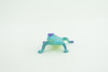 Blue Horned Lizard, Horney Toad, Rubber Reptile, Hand Painted, Educational, Realistic, Model, Replica, Toys, Kids, Gift,   2 Inches.    WR44 B197