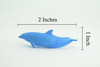Dolphin, Blue Dolphin Cichlid, Marine Mammal, Educational, Realistic, Diorama, Models, Replica, Toys, Kids, Gift, 2 Inches. CWG52 B197