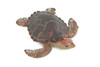 Hawksbill Sea Turtle, Museum Quality, Hand Painted, Rubber Reptile, Realistic, Diorama, Toy Figure, Model, Kids, Educational, Gift, 7 Inches. CH1005 BB220