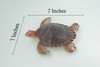 Hawksbill Sea Turtle, Museum Quality, Hand Painted, Rubber Reptile, Realistic, Diorama, Toy Figure, Model, Kids, Educational, Gift, 7 Inches. CH1005 BB220