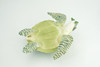 Green Sea Turtle, Museum Quality, Hand Painted, Rubber Reptile, Realistic, Diorama, Model, Replica, Toy, Kids, Educational, Gift,    6 1/2 Inches.   CH1006 BB219