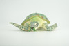 Green Sea Turtle, Museum Quality, Hand Painted, Rubber Reptile, Realistic, Diorama, Model, Replica, Toy, Kids, Educational, Gift,    6 1/2 Inches.   CH1006 BB219