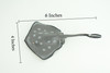 Sting Ray, Spotted Stingray, Museum Quality, Hand Painted, Rubber Fish, Realistic, Diorama, Model, Toy, Kids, Educational, Gift, 6 Inches. CH1017 BB216