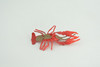 Crayfish, Crawfish, Crawdads, High Quality, Hand Painted, Rubber, Crustaceans, Realistic, Diorama, Model, Lifelike, Toy, Kids, Educational, Gift,   2 1/2 Inches.  CH1018 BB218