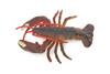 Lobster, Boston, American, Museum Quality, Rubber Crustacean, Hand Painted, Realistic Toy Figure, Diorama, Model, Kids, Educational, Gift, 4 Inches. CH1019 BB216