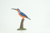 Kingfisher, Common King Fisher, Museum Quality, Educational, Hand Painted, Rubber Bird, Diorama Model, Realistic, Toys, Kids, Gift,  4 Inches.  CH1039 BB217