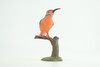 Kingfisher, Common King Fisher, Museum Quality, Educational, Hand Painted, Rubber Bird, Diorama Model, Realistic, Toys, Kids, Gift,  4 Inches.  CH1039 BB217
