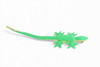 Lizard, Reptiles, Green, Hand Made In Thailand, Sand Creatures, Paper Weight, Bean Bag, Cornhole, Game, Toy, Kids, Educational, Gift,  16  Inches.     TH67 BB301