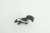 Skunk, Polecat, Stink-badger, Museum Quality, Hand Painted, Rubber Animal, Educational, Realistic, Figure, Diorama Model, Replica, Kids, Gift,    2 Inches.   CH1057 BB218