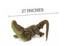 Alligator, Crocodile, Brown, Very High Quality, Stuffed Reptile, Educational, Plush Realistic Figure, Lifelike Model, Replica, Toys, Kids, Gift, 27 Inches. RI01 BB327