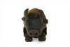 Buffalo, Bison, American buffalo, Very High Quality, Stuffed, Educational, Plush Realistic Figure, Lifelike Model, Replica, Toys, Kids, Gift, 12 Inches. RI07 BB327 (RI07BB327