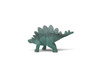 Stegosaurus Dinosaur, Late Jurassic, Herbivorous, Museum Quality, Hand Painted, Rubber, Realistic, Toy, Figure, Model, Kids, Educational, Gift,   2 1/2 Inches.   CH1069 BB222 