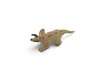Triceratops Dinosaur, Ceratopsian dinosaur, Cretaceous Period, Museum Quality, Hand Painted, Rubber, Realistic, Toy, Model, Kids, Educational, Gift,  2 1/2 Inches.  CH1071 BB222 