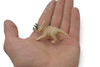 Triceratops Dinosaur, Ceratopsian dinosaur, Cretaceous Period, Museum Quality, Hand Painted, Rubber, Realistic, Toy, Model, Kids, Educational, Gift,  2 1/2 Inches.  CH1071 BB222 