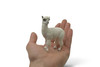 Alpaca, (Lama pacos) South American camelid, Museum Quality, Hand Painted, Rubber Animal, Educational, Toy Figure, Diorama Model, Replica, Gift,  3 1/2 Inches.  CH1081 BB222