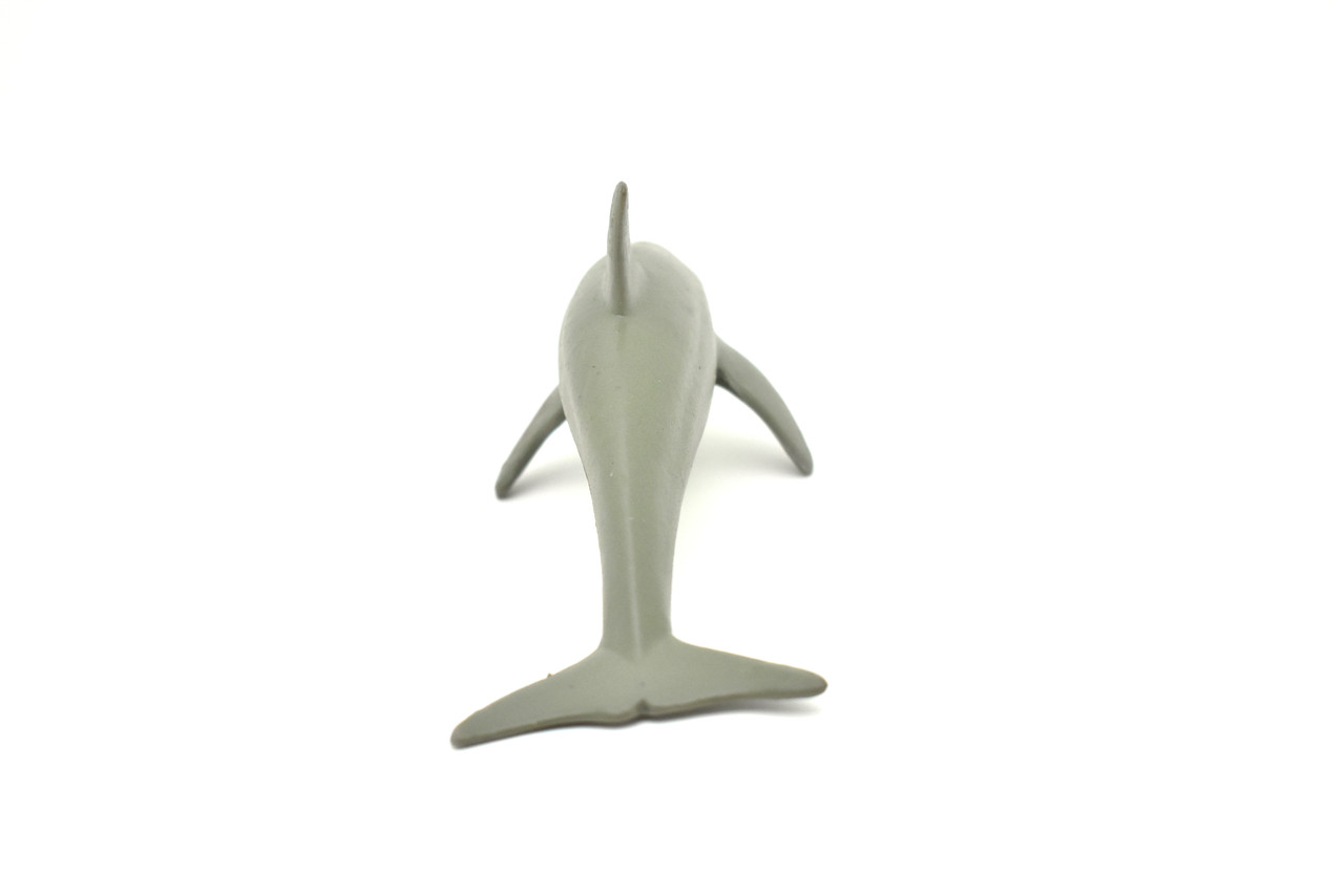 Dolphin, Porpoise, Marine Mammal, Very Nice Design, Hand Painted, Rubber, Educational, Diorama Model, Realistic Figure, Figurine, Replica,  6 Inches. 