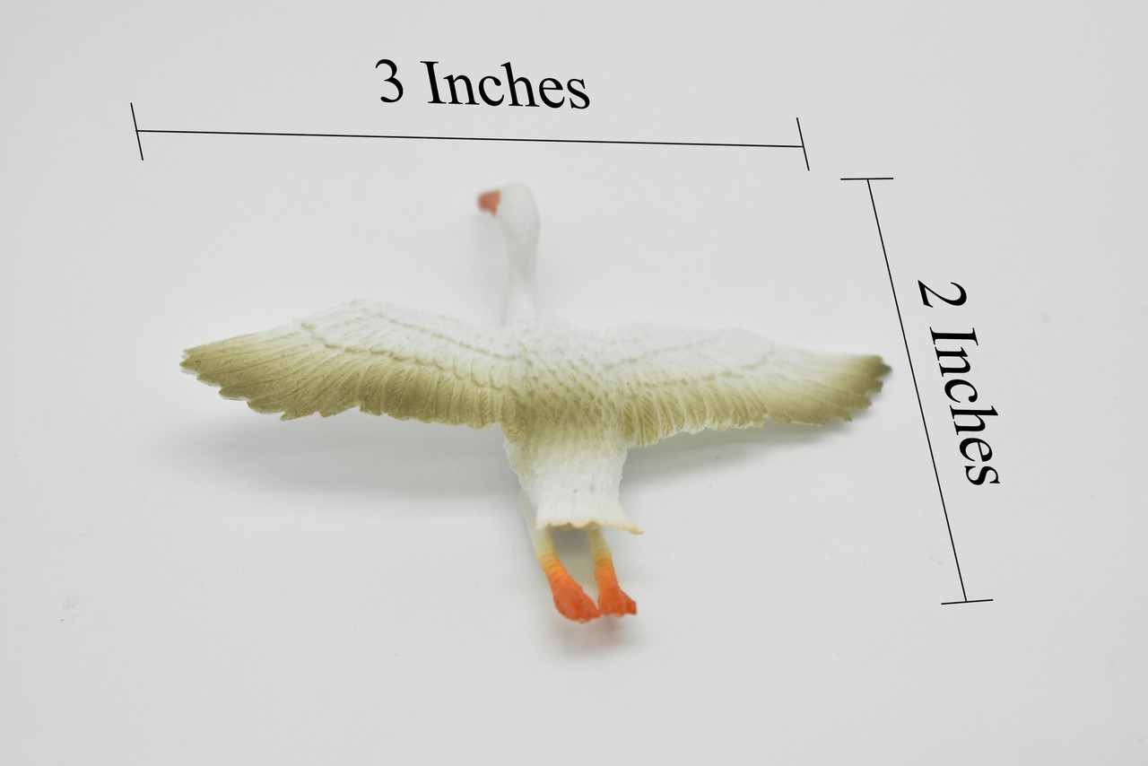 Stork, Flying, Toy Bird, Very Nice Plastic Model   3 Inch   F613 B124