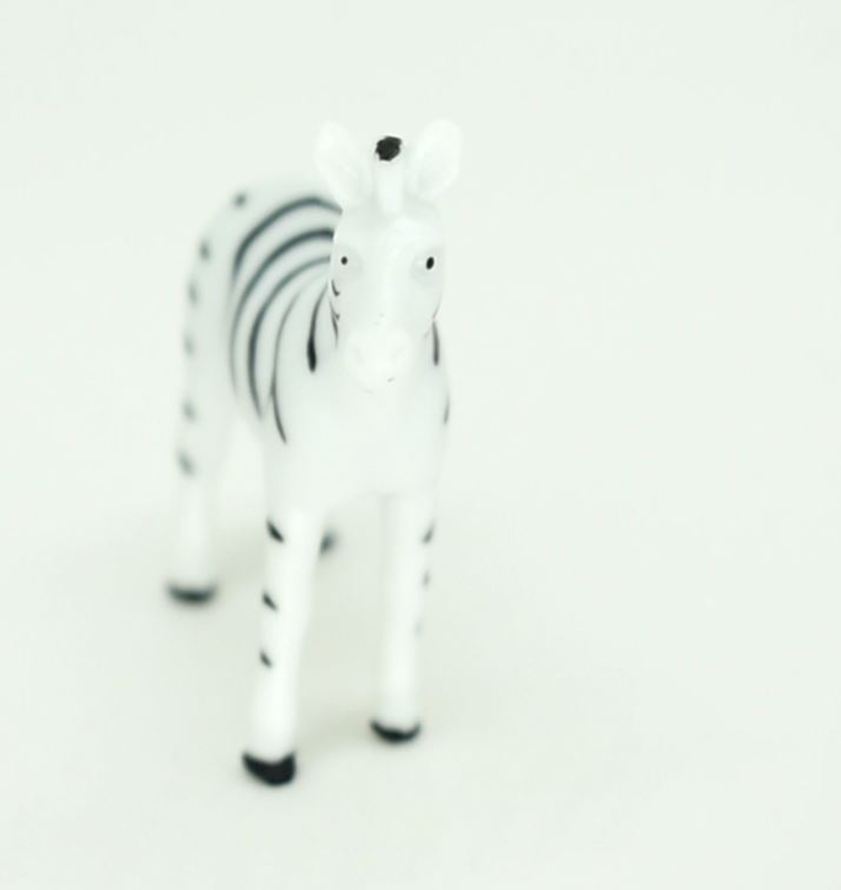 Zebra, Plastic Toy Animal, Kids Gift, Realistic Figure, Educational Model,  Replica, Gift, 2 1/4  F762