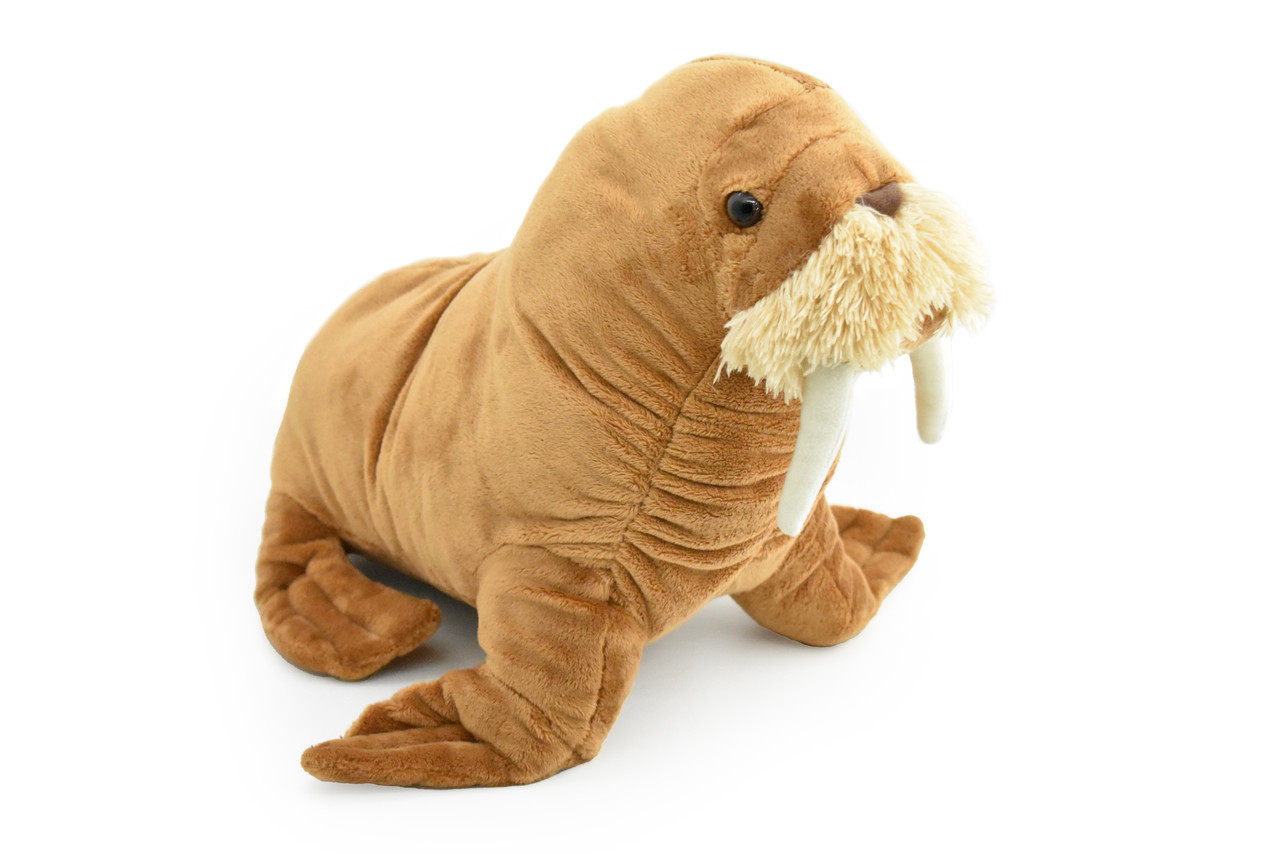 Walrus, Realistic, Stuffed, Soft, Toy, Educational, Kids, Gift, Plush Animal    16"     F893 B10