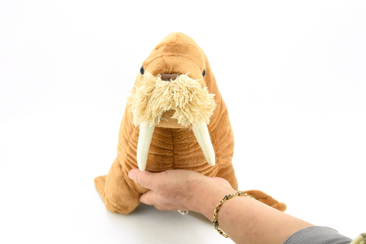 Walrus, Realistic, Stuffed, Soft, Toy, Educational, Kids, Gift, Plush Animal    16"     F893 B10