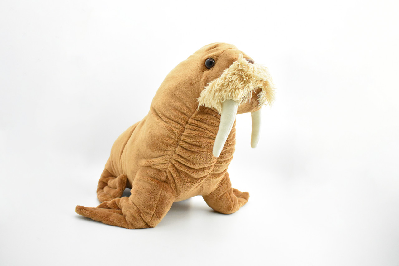 Walrus, Realistic, Stuffed, Soft, Toy, Educational, Kids, Gift, Plush Animal    16"     F893 B10