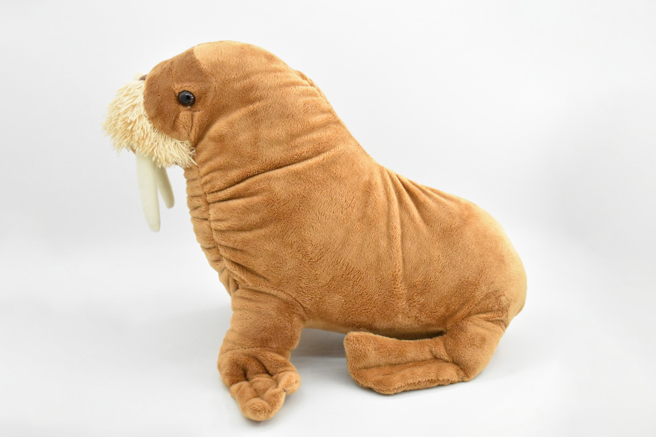 Walrus, Realistic, Stuffed, Soft, Toy, Educational, Kids, Gift, Plush Animal    16"     F893 B10