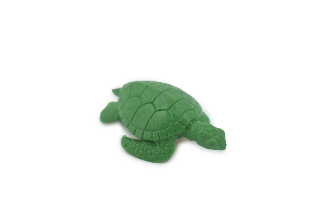 Sea Turtle, Green Sea Turtle, Design, Realistic, Figure, Reptile, Educational, Lifelike, Model, Figurine, Replica, Toy, Kids, Gift,      2"      F7005 B35