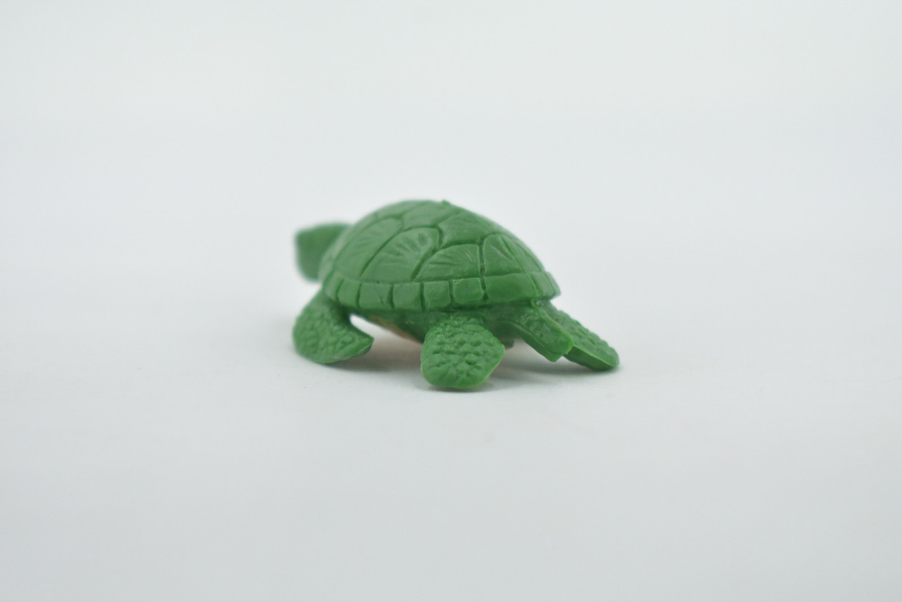 Sea Turtle, Green Sea Turtle, Design, Realistic, Figure, Reptile, Educational, Lifelike, Model, Figurine, Replica, Toy, Kids, Gift,      2"      F7005 B35