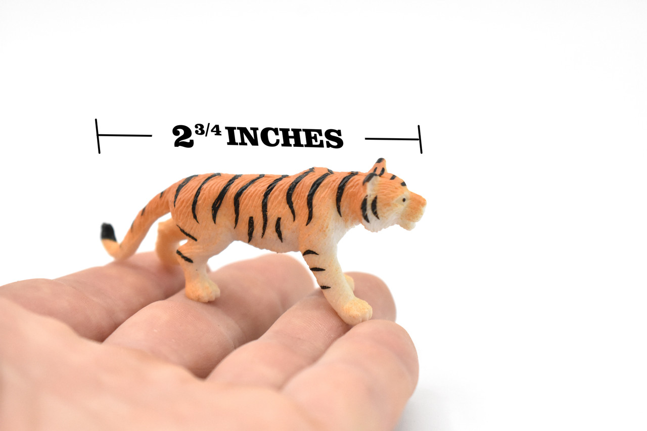 Tiger, Realistic Toy Model Plastic Replica Animal Kids Educational Gift  2.75"  F7032 B26