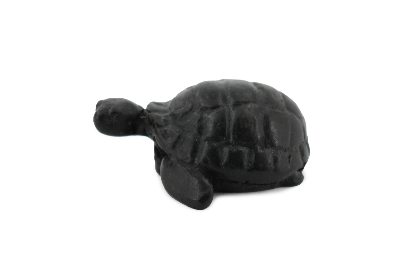 Tortoise, Turtle, Hand Made in Northern Thailand, Hard Resin, Educational, Figure, Diorama, Model, Figurine, Replica, 1 1/2 Inches.  