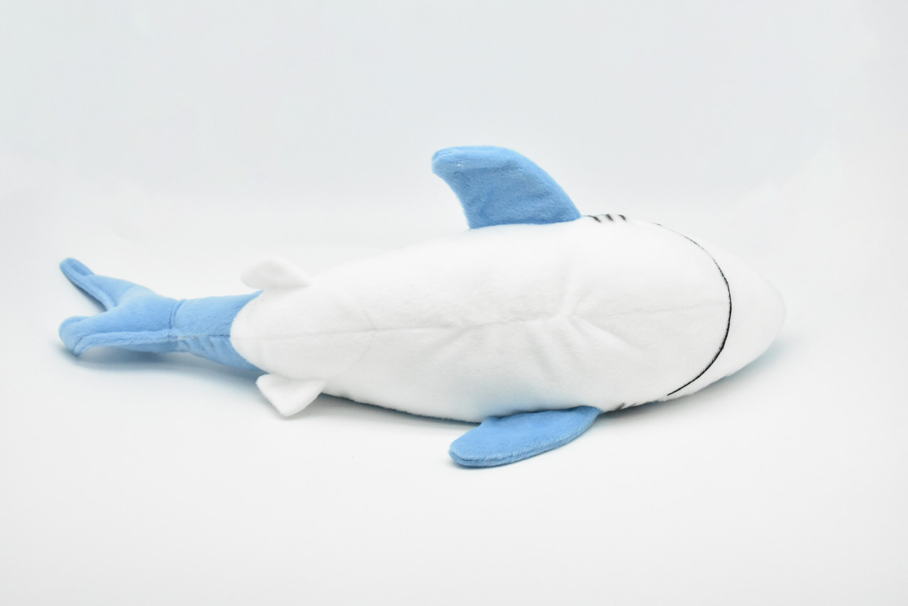 Mako Shark Plush Toy, Realistic Stuffed Animal, Lifelike, Stuffed Shark, Soft, Toy, Educational, Kids, Gift, Soft Plush Shark.      17"     F2423 BB55