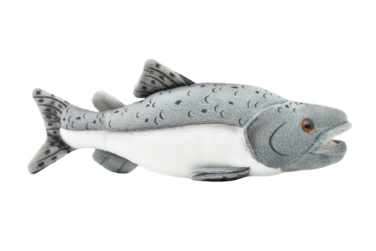Chinook Salmon, King, Tyee, Fish, Very Nice Plush Fish, Stuffed Animal, Educational, Toy, Kids, Realistic Figure, Gift,          10"